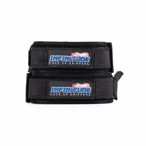 Lace up Grippers | Black - 10 pack