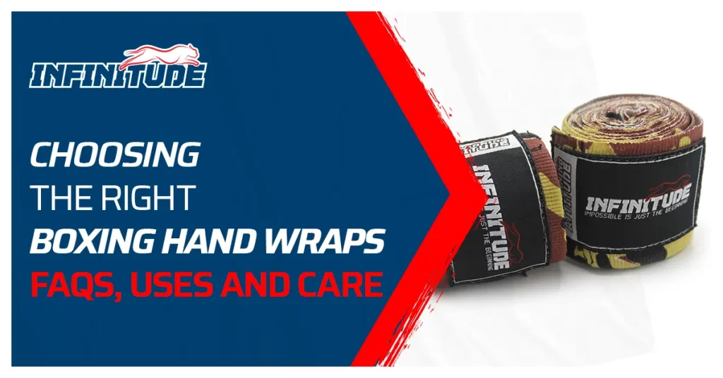 Right boxing hand wraps