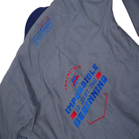Guerreiro Ultra Light BJJ Jiu Jitsu Gi - Preshrunk Fabric | GRAY & BLUE