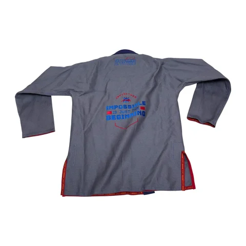 Guerreiro Ultra Light BJJ Jiu Jitsu Gi - Preshrunk Fabric | GRAY & BLUE