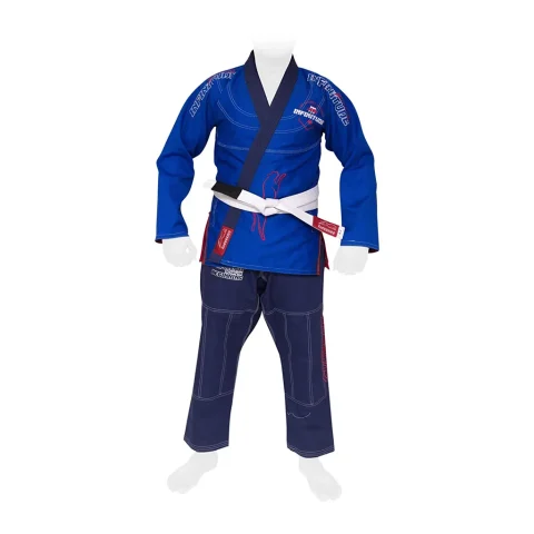 Guerreiro Ultra Light BJJ Jiu Jitsu Gi - Preshrunk Fabric | BLUE & NAVY-BLUE