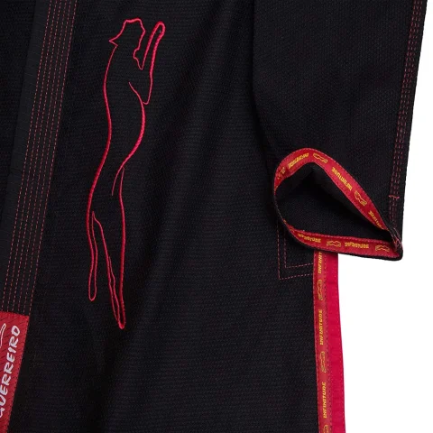 Guerreiro Ultra Light BJJ Jiu Jitsu Gi - Preshrunk Fabric | BLACK