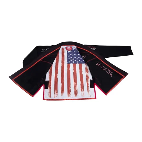 Guerreiro Ultra Light BJJ Jiu Jitsu Gi - Preshrunk Fabric | BLACK