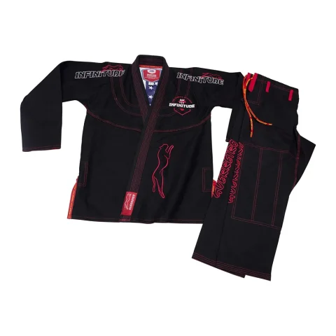 Guerreiro Ultra Light BJJ Jiu Jitsu Gi - Preshrunk Fabric | BLACK