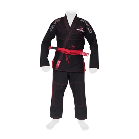Guerreiro Ultra Light BJJ Jiu Jitsu Gi - Preshrunk Fabric | BLACK