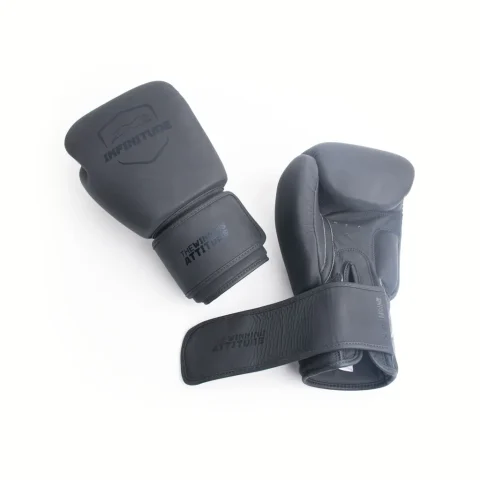 Agile X Muay Thai Gloves | Matte Black