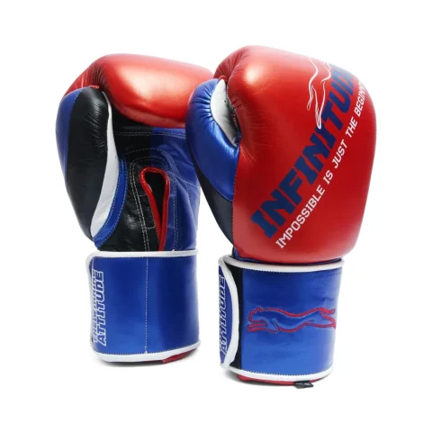 Harrier Pro Boxing Gloves | Red & Blue