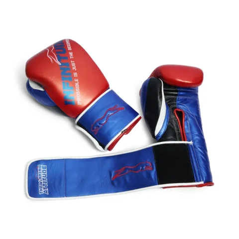 Harrier Pro Boxing Gloves | Red & Blue