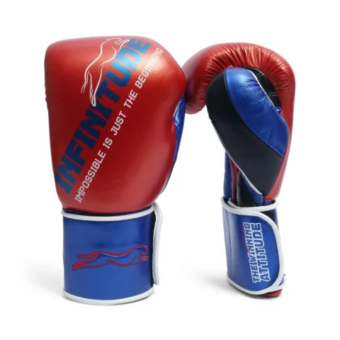 Harrier Pro Boxing Gloves | Red & Blue