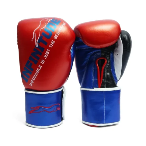 Harrier Pro Boxing Gloves | Red & Blue