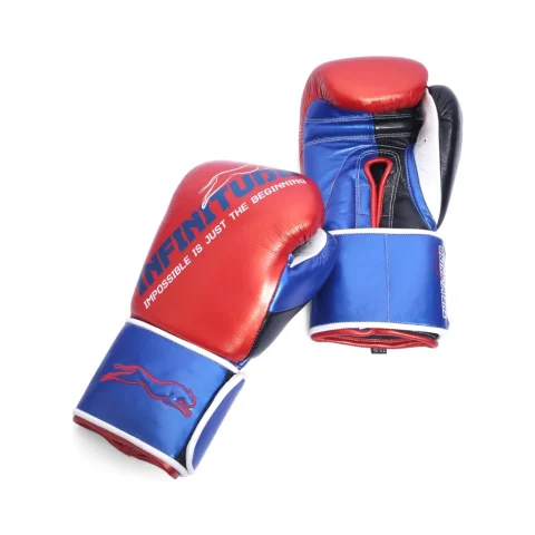 Harrier Pro Boxing Gloves | Red & Blue
