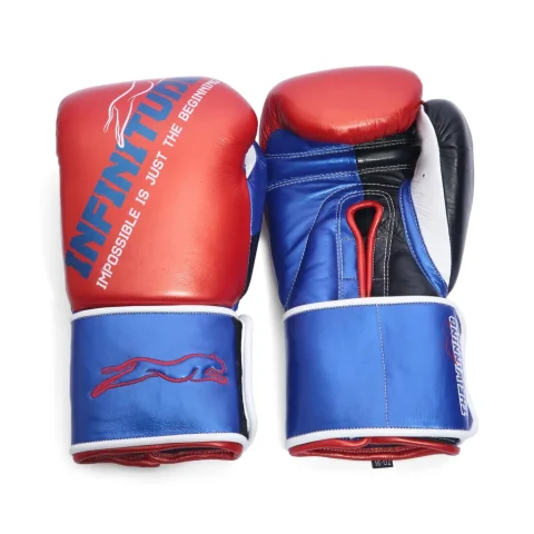 Harrier Pro Boxing Gloves | Red & Blue