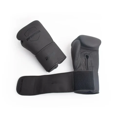 Harrier Pro - Hook & Loop Boxing Gloves | Matte Silver