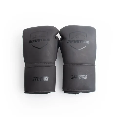 Harrier Pro - Hook & Loop Boxing Gloves | Matte Silver