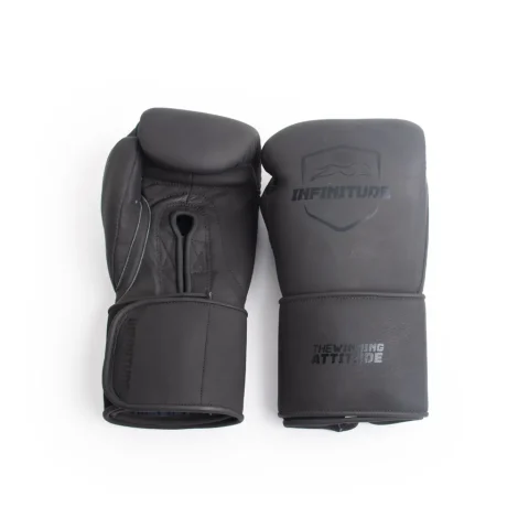 Harrier Pro - Hook & Loop Boxing Gloves | Matte Silver