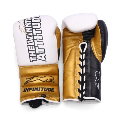 Raptor Xtreme Boxing Gloves | White & Gold