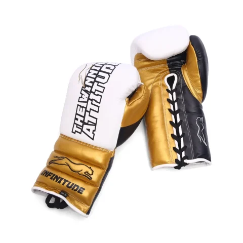 Raptor Xtreme Boxing Gloves | White & Gold