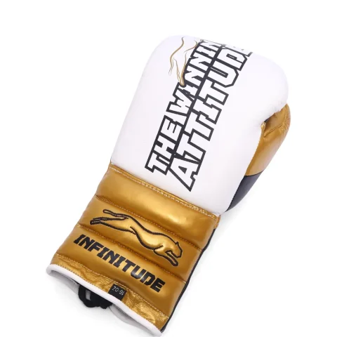 Raptor Xtreme Boxing Gloves | White & Gold