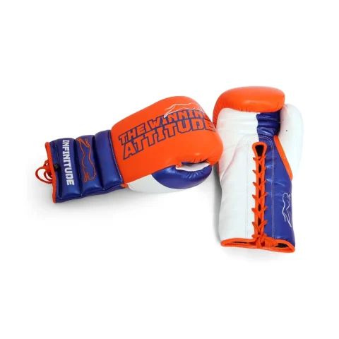 Raptor Xtreme Boxing Gloves | Orange & Blue
