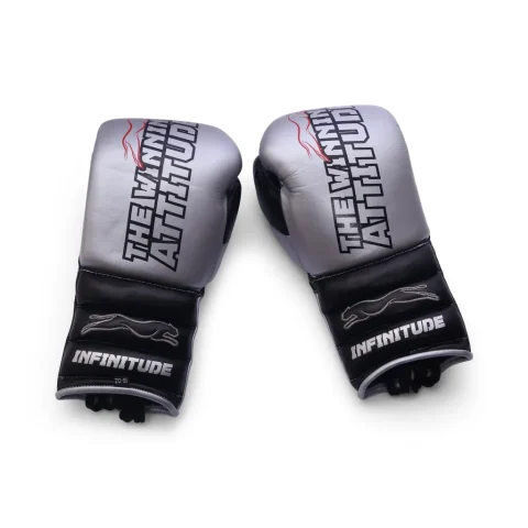 Raptor Xtreme Boxing Gloves | Silver & Black