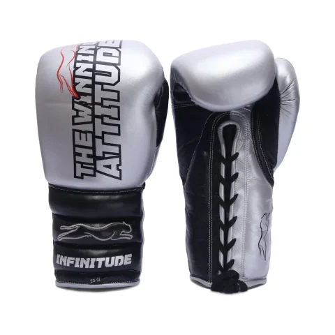Raptor Xtreme Boxing Gloves | Silver & Black