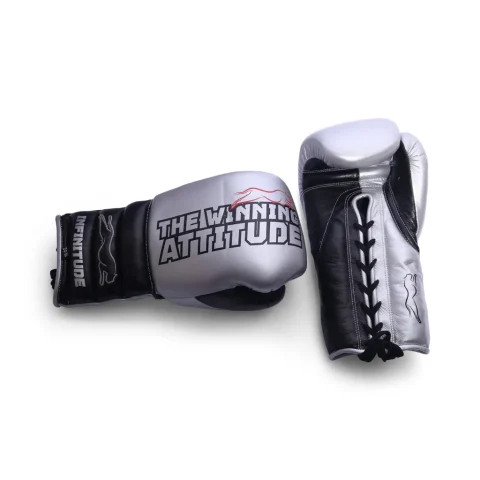 Raptor Xtreme Boxing Gloves | Silver & Black