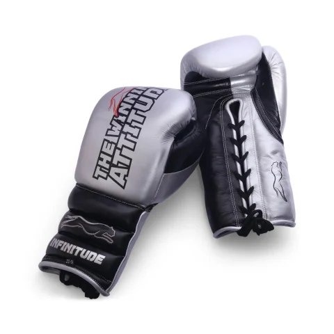Raptor Xtreme Boxing Gloves | Silver & Black