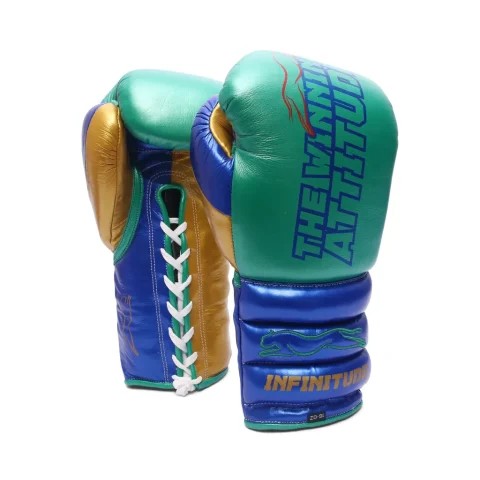 Raptor Xtreme Boxing Gloves | Green & Blue
