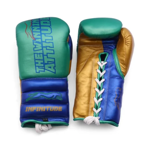 Raptor Xtreme Boxing Gloves | Green & Blue
