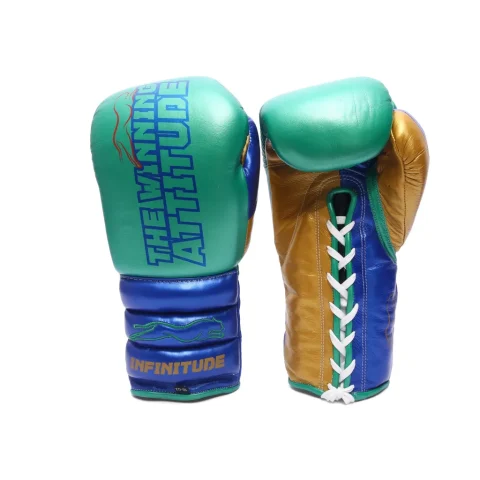 Raptor Xtreme Boxing Gloves | Green & Blue