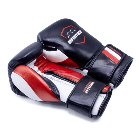 RAIDER PRO BOXING GLOVES | Black & Red