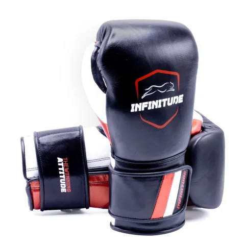 RAIDER PRO BOXING GLOVES | Black & Red