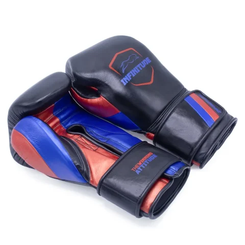 RAIDER PRO BOXING GLOVES | Black, Red & Blue
