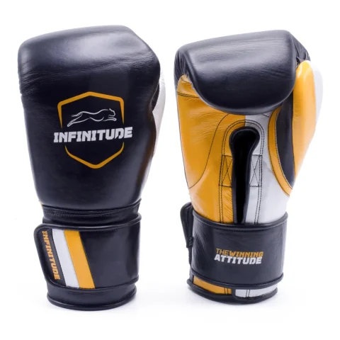 RAIDER PRO BOXING GLOVES | Black & Yellow