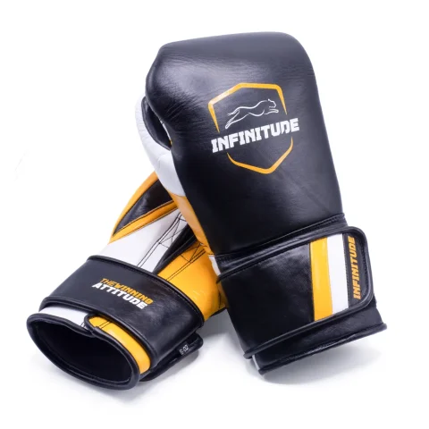 RAIDER PRO BOXING GLOVES | Black & Yellow