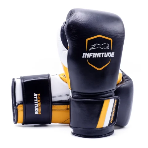 RAIDER PRO BOXING GLOVES | Black & Yellow