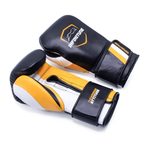 RAIDER PRO BOXING GLOVES | Black & Yellow