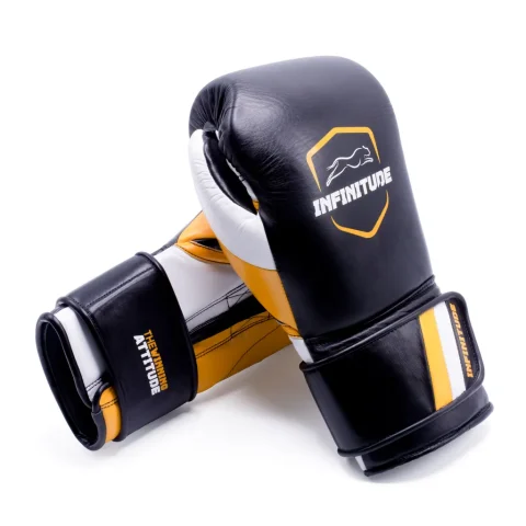 RAIDER PRO BOXING GLOVES | Black & Yellow