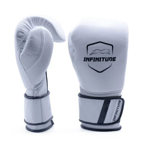 RAIDER PRO BOXING GLOVES | White & Black