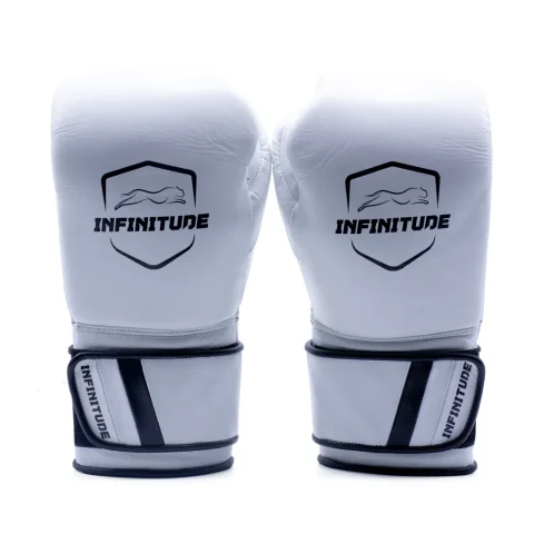 RAIDER PRO BOXING GLOVES | White & Black