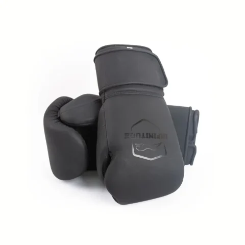 Raider Pro - Hook & Loop Boxing Gloves | Matte Black