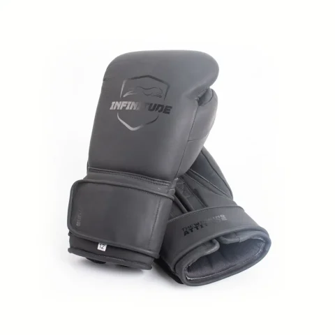 Raider Pro - Hook & Loop Boxing Gloves | Matte Black