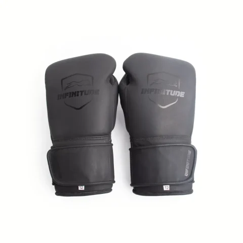 Raider Pro - Hook & Loop Boxing Gloves | Matte Black