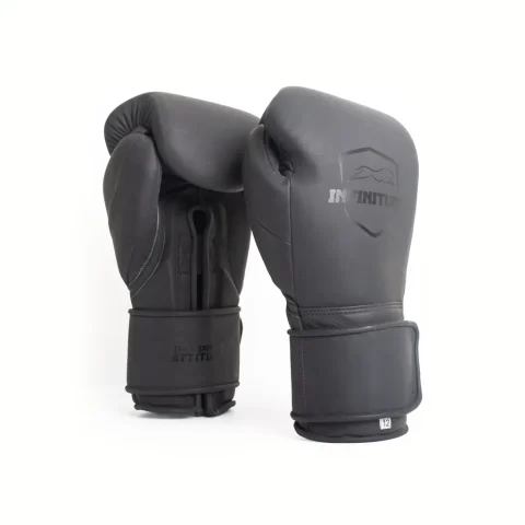 Raider Pro - Hook & Loop Boxing Gloves | Matte Black