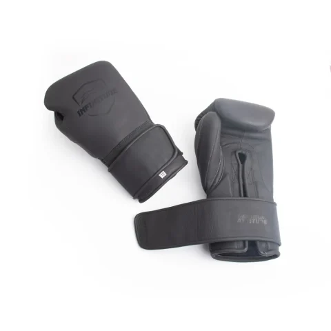 Raider Pro - Hook & Loop Boxing Gloves | Matte Black