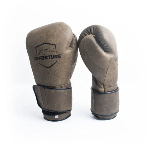Raider Pro - Hook & Loop Boxing Gloves | Vintage Brown