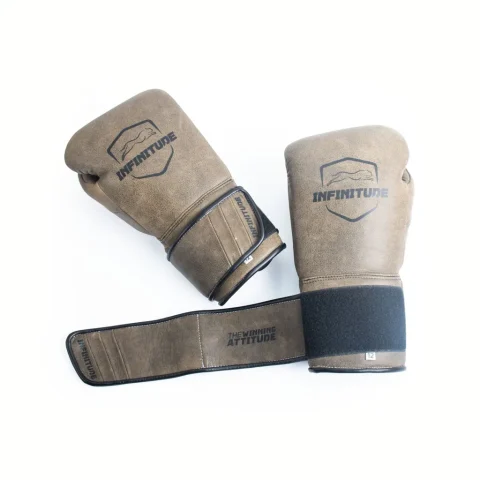 Raider Pro - Hook & Loop Boxing Gloves | Vintage Brown