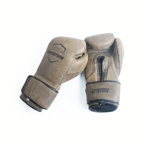 Raider Pro - Hook & Loop Boxing Gloves | Vintage Brown