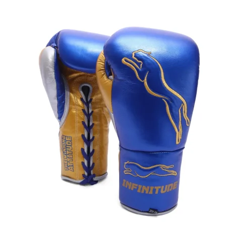 Stealth X2 Boxing Gloves | Blue & Gold