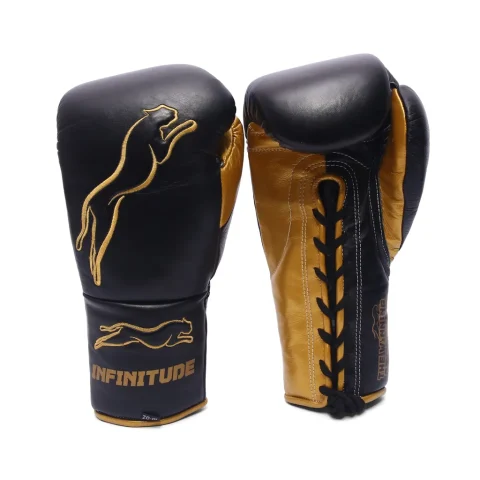 Stealth X2 Boxing Gloves | Black & Gold